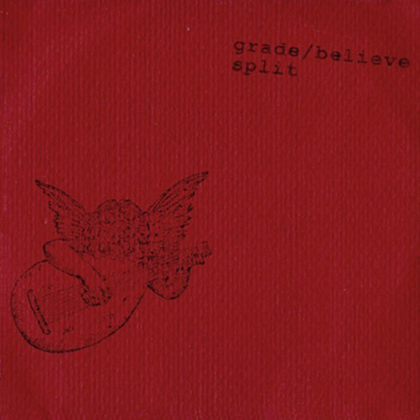 WR-001 Grade/Believe split CD, 1994. Red cover