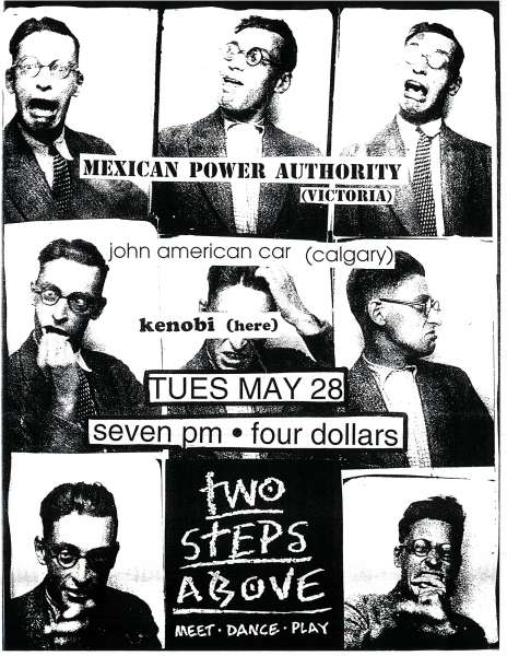 Kenobi performing at Two Steps Above on May 28th 1994 with Mexican Power Authority and John American car
